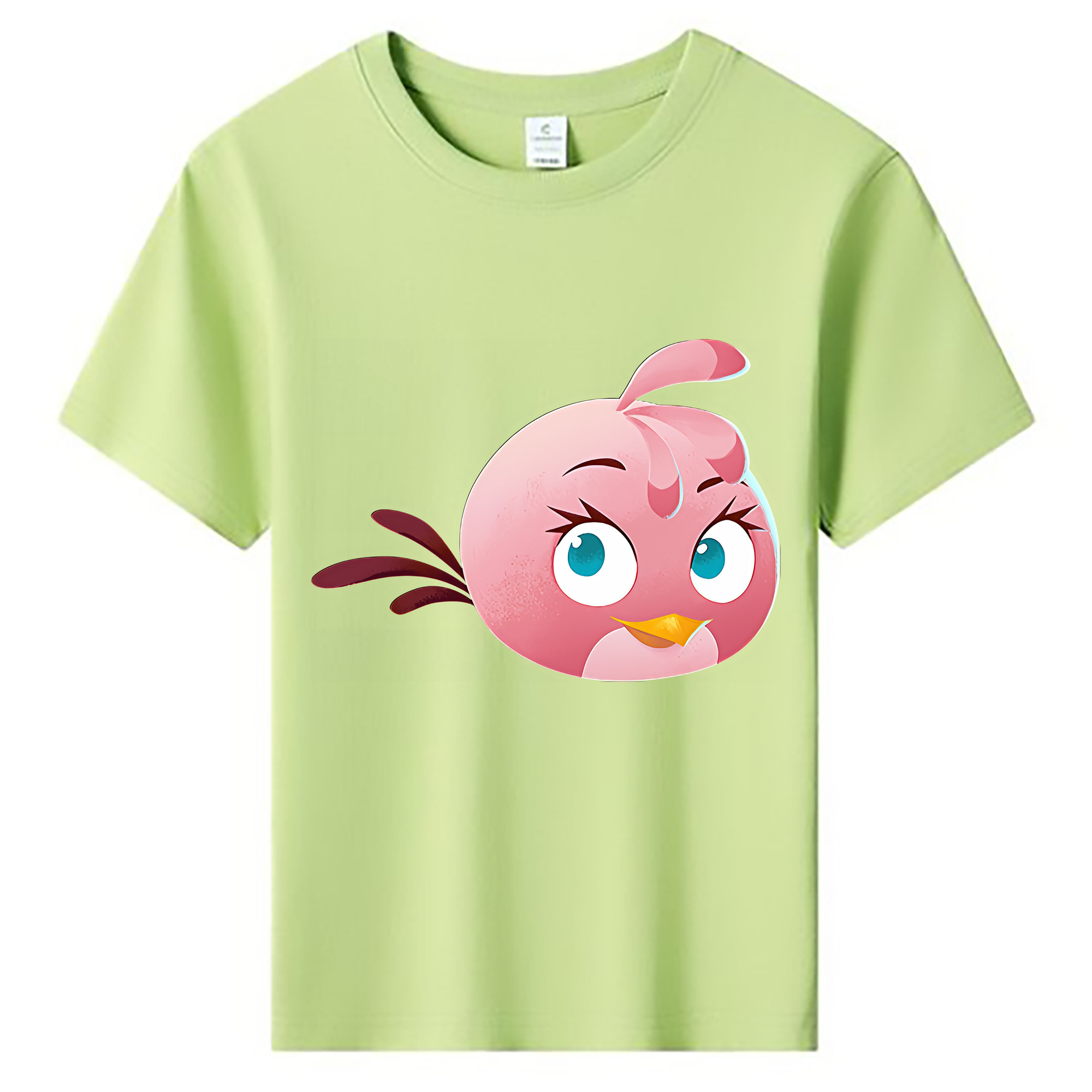 （画像用） Angry Birds アングリーバード 綿100％キッズTシャツ（フロントプリント）